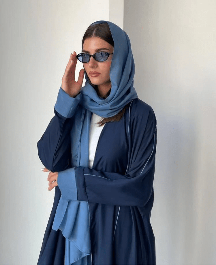 LINEA - N ABAYA - TEAL - MIRA Y MANO