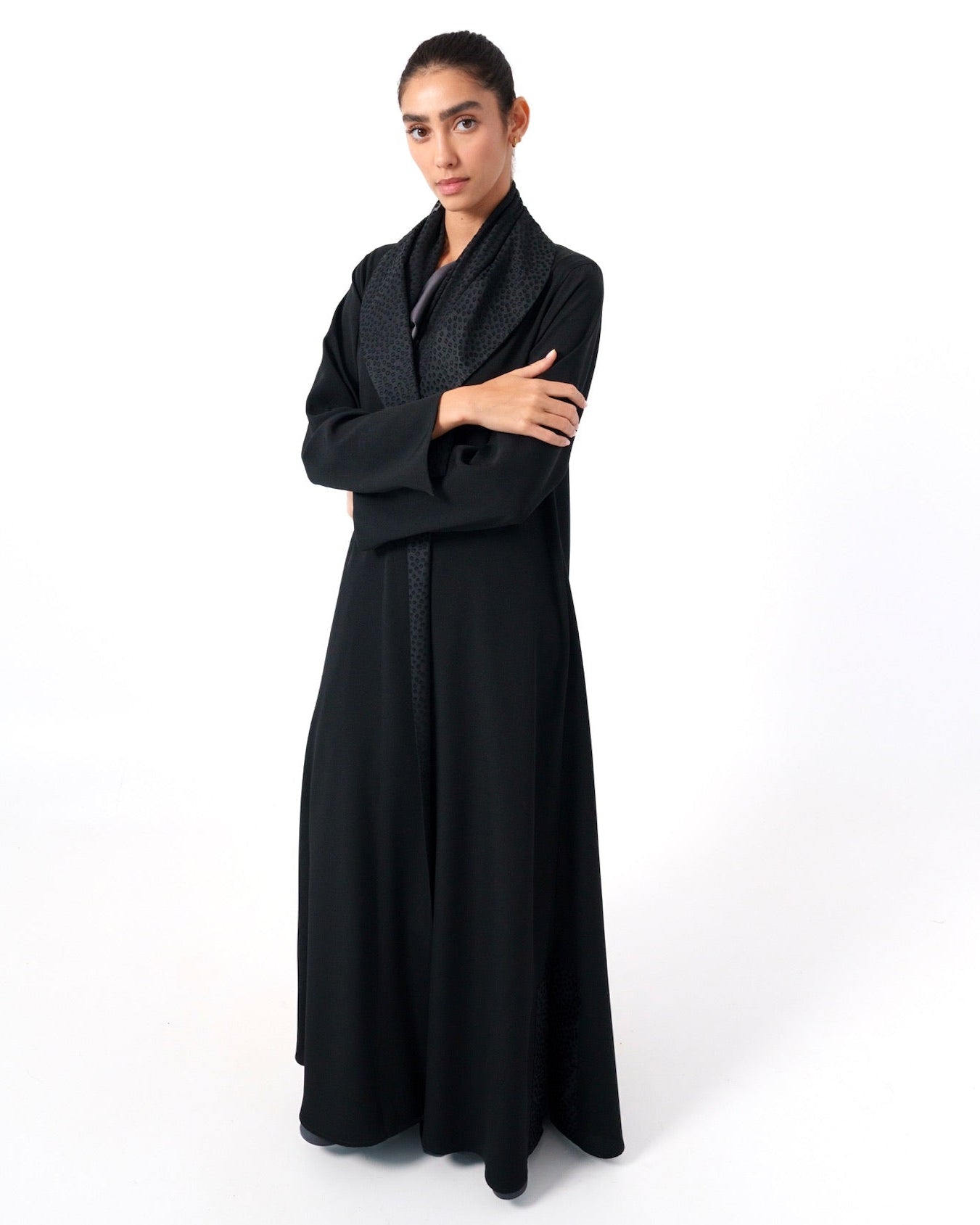 SCATTERED SUIT - BK ABAYA - TEAL - MIRA Y MANO