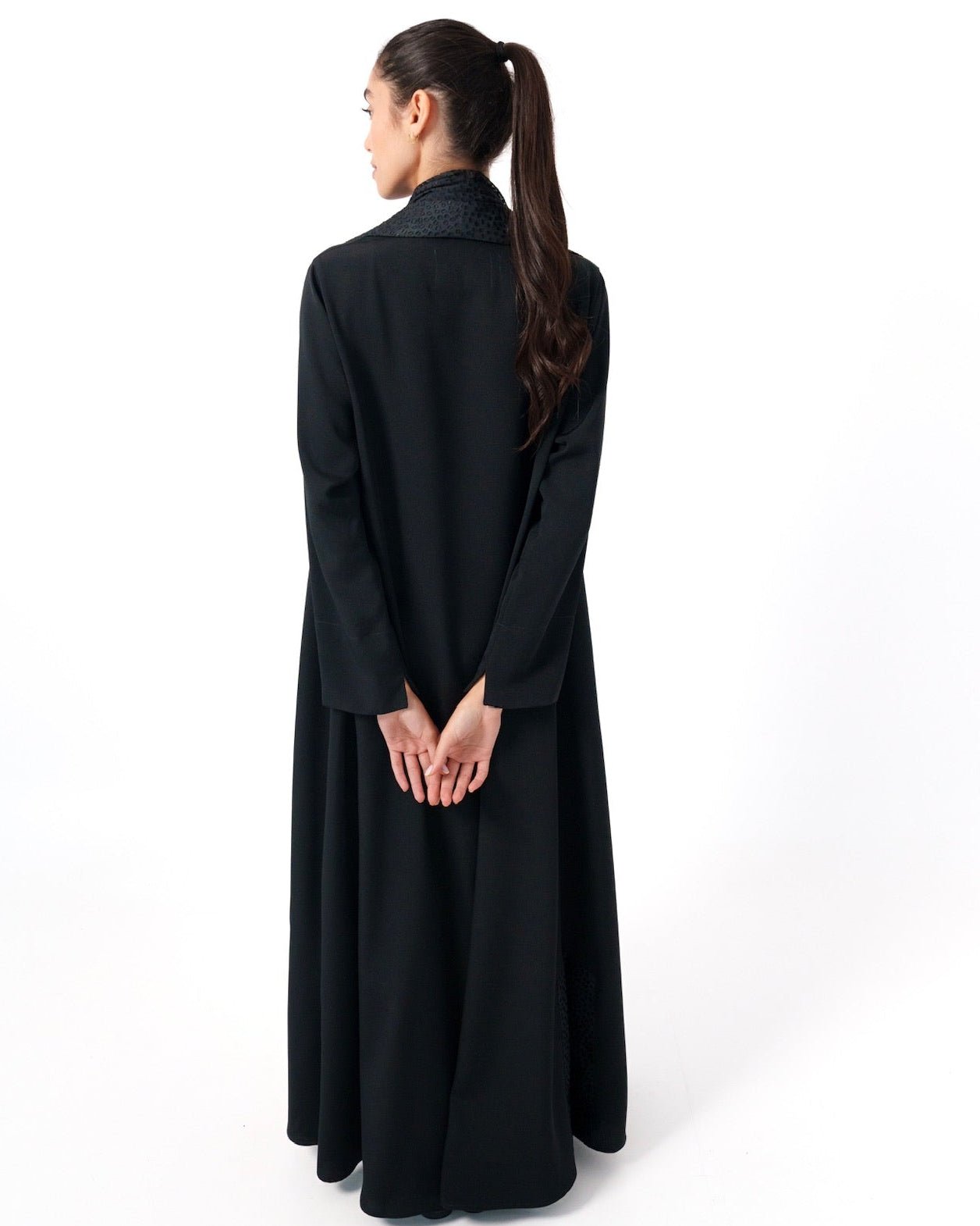 SCATTERED SUIT - BK ABAYA - TEAL - MIRA Y MANO