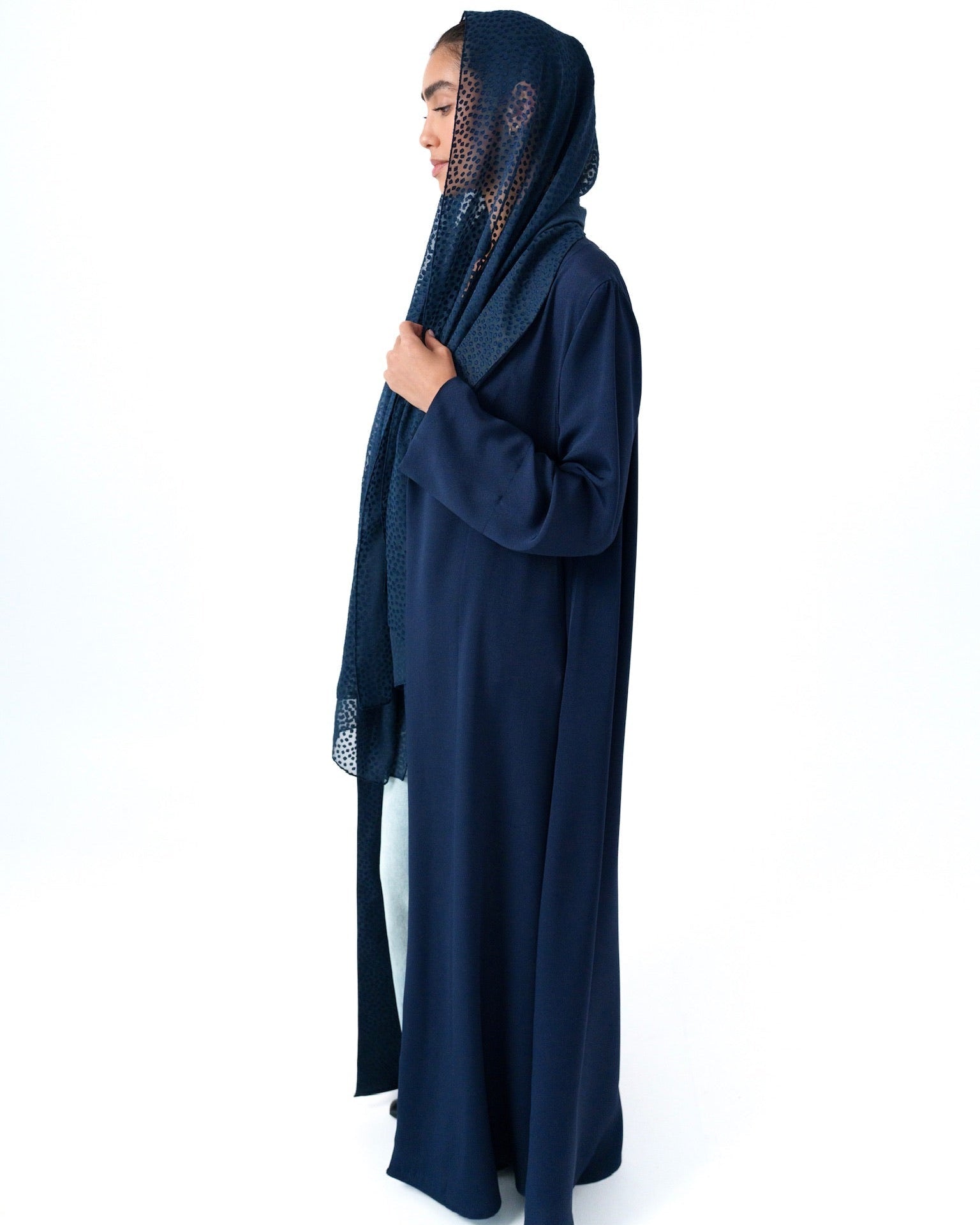 SCATTERED SUIT - NV ABAYA - TEAL - MIRA Y MANO