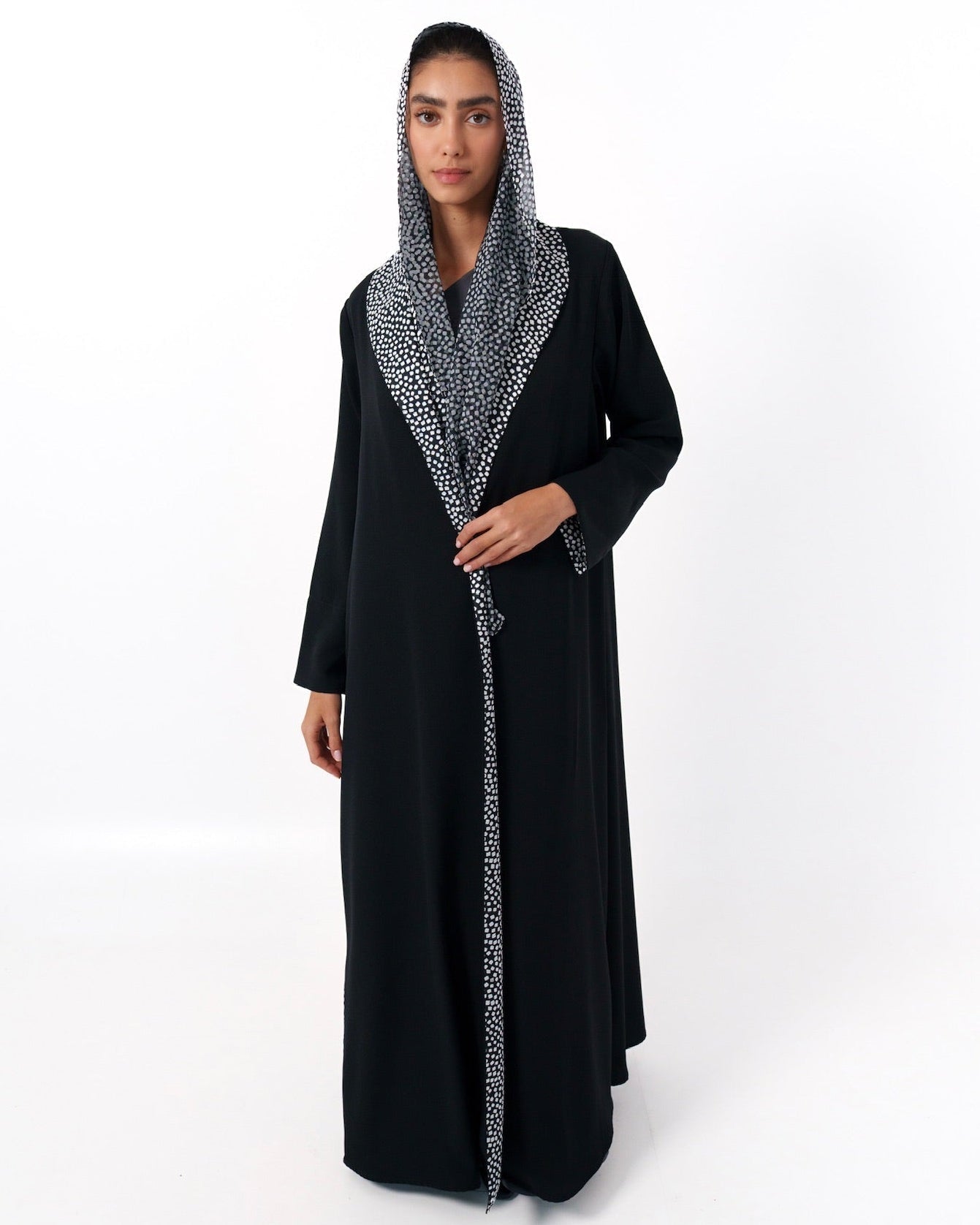 SCATTERED SUIT - W ABAYA - TEAL - MIRA Y MANO