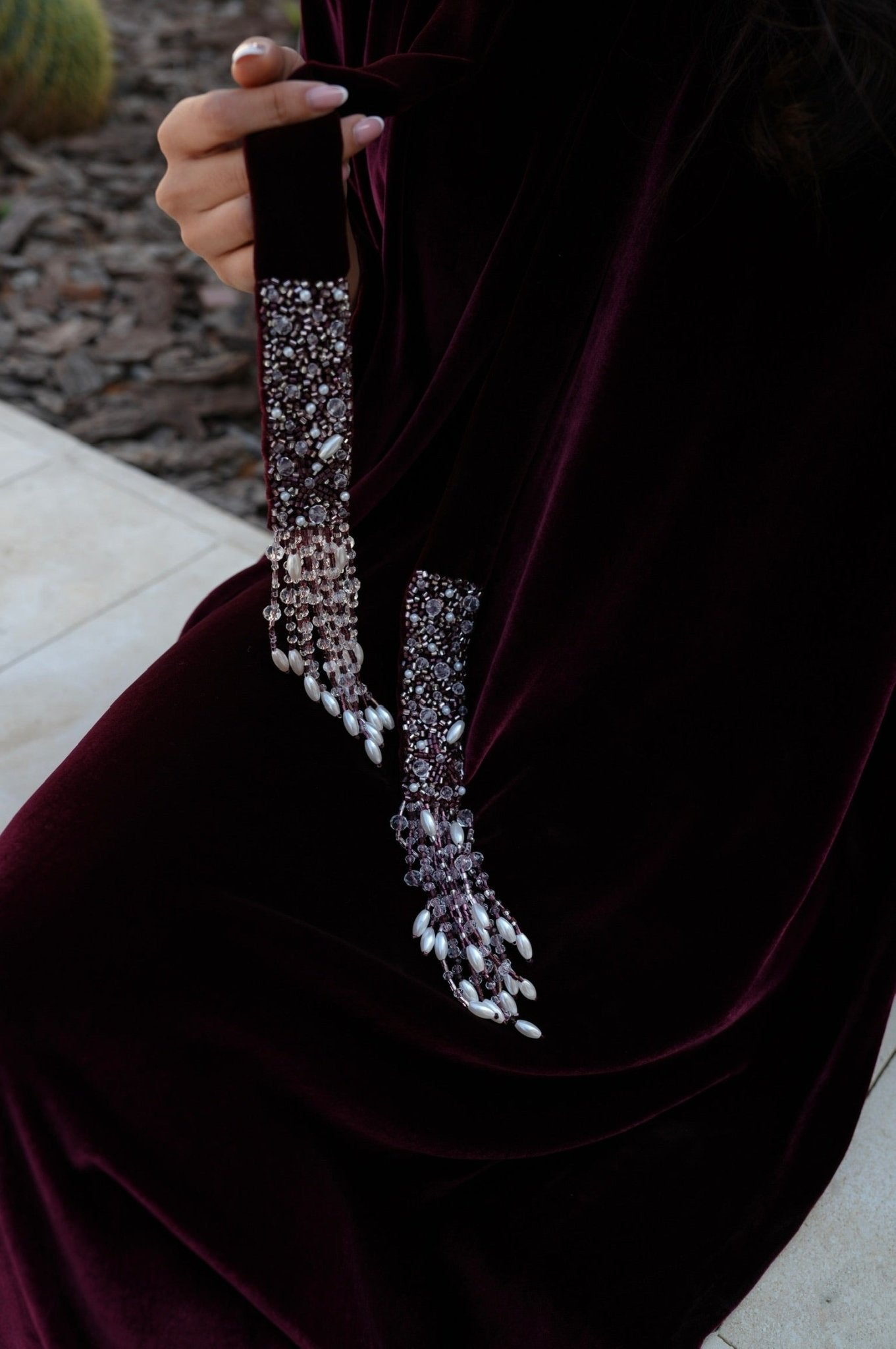 VELVET DUSK - MR KAFTAN - TEAL - MIRA Y MANO