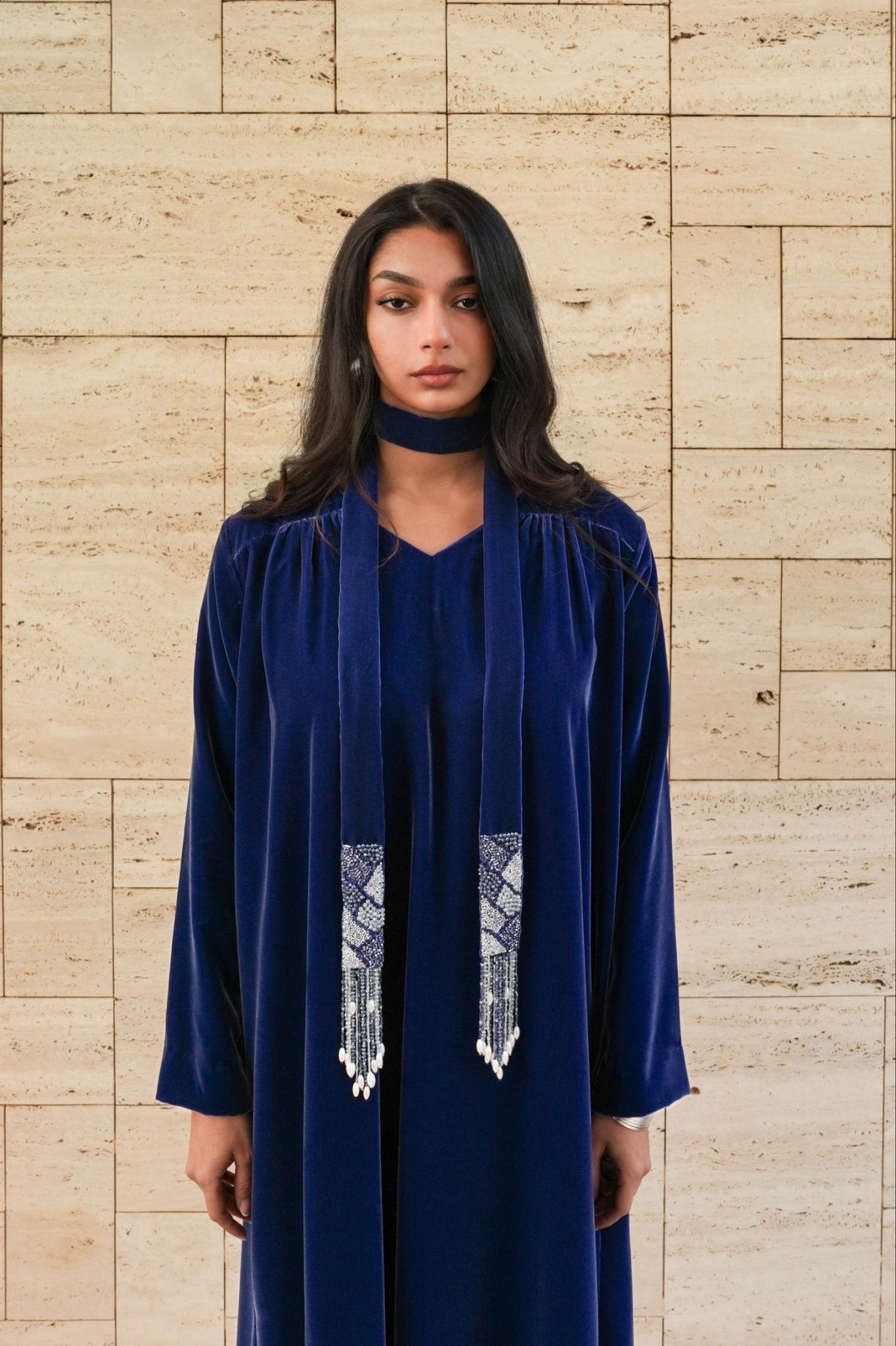 VELVET DUSK - RB KAFTAN - TEAL - MIRA Y MANO