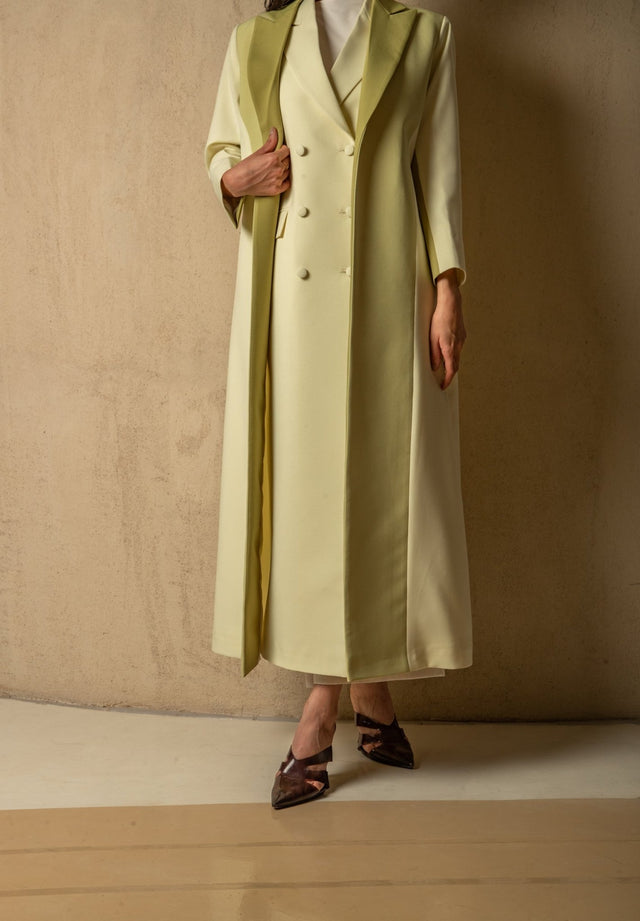 MULTICOLOR - GREEN ABAYA COAT - THE CAPSULE - MIRA Y MANO