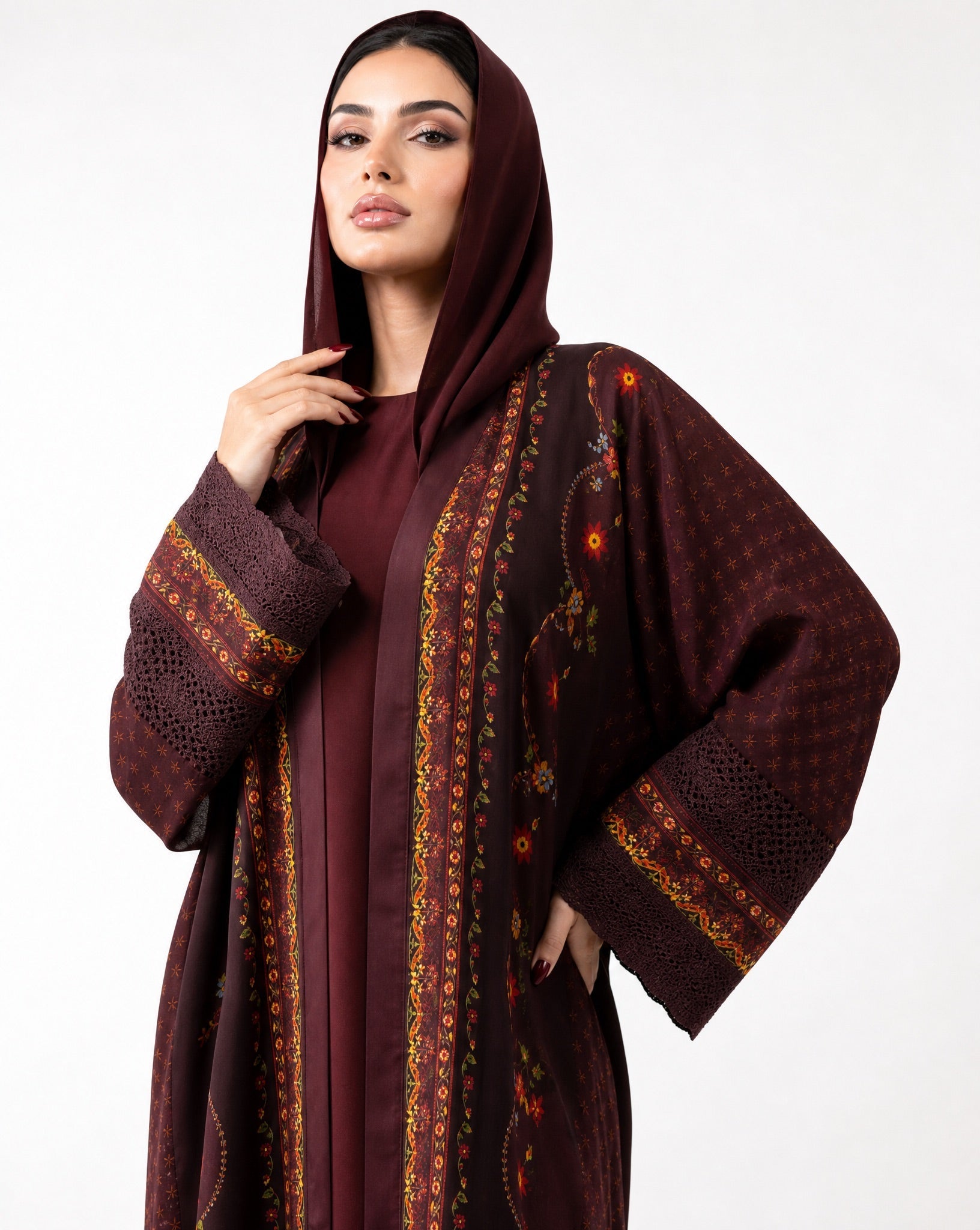 BT6563-R ABAYA SET - THE DRESSING ROOM - MIRA Y MANO