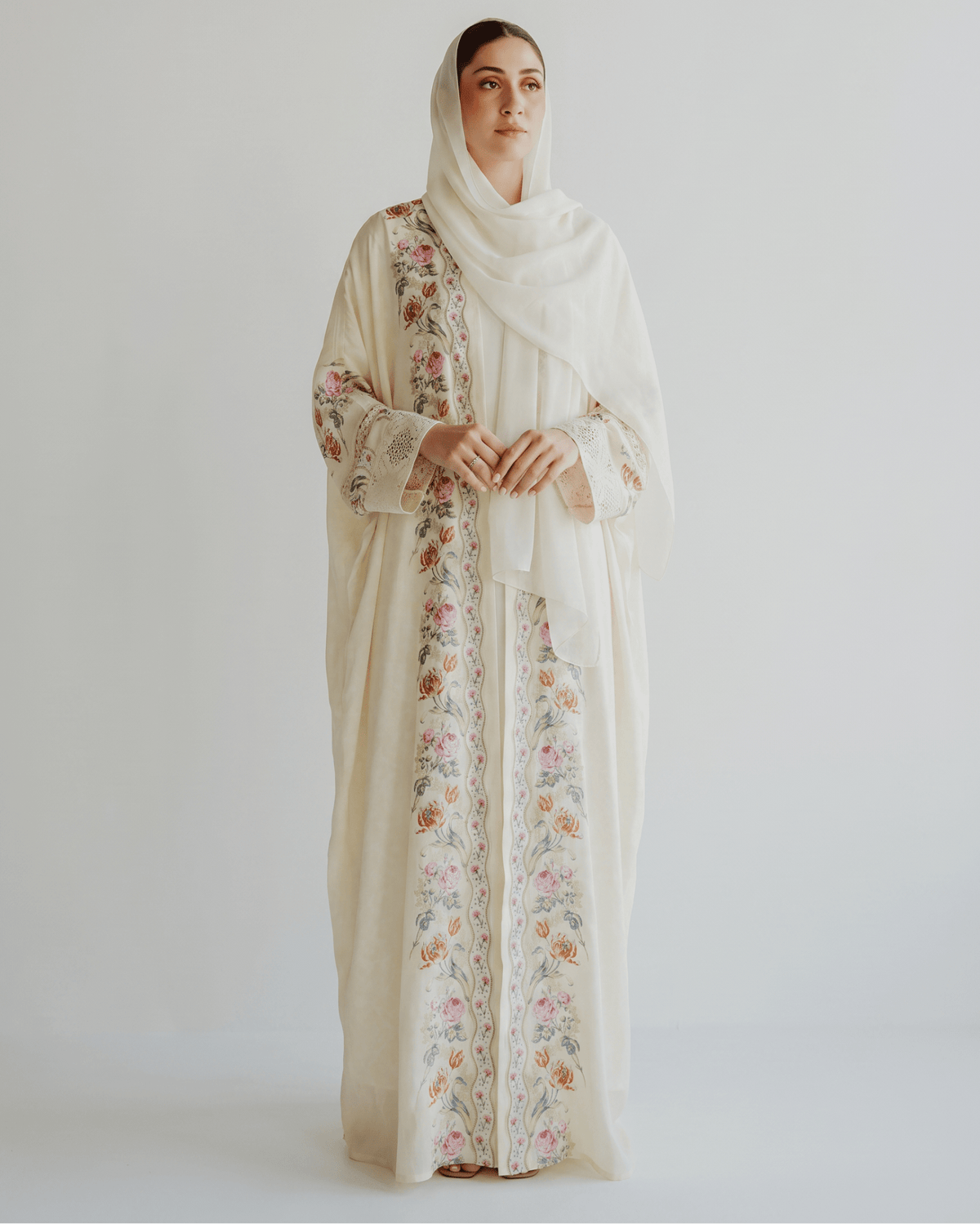 BT6563-Y – عباية كريب صفراء فاتحة – صورة المنتج 1