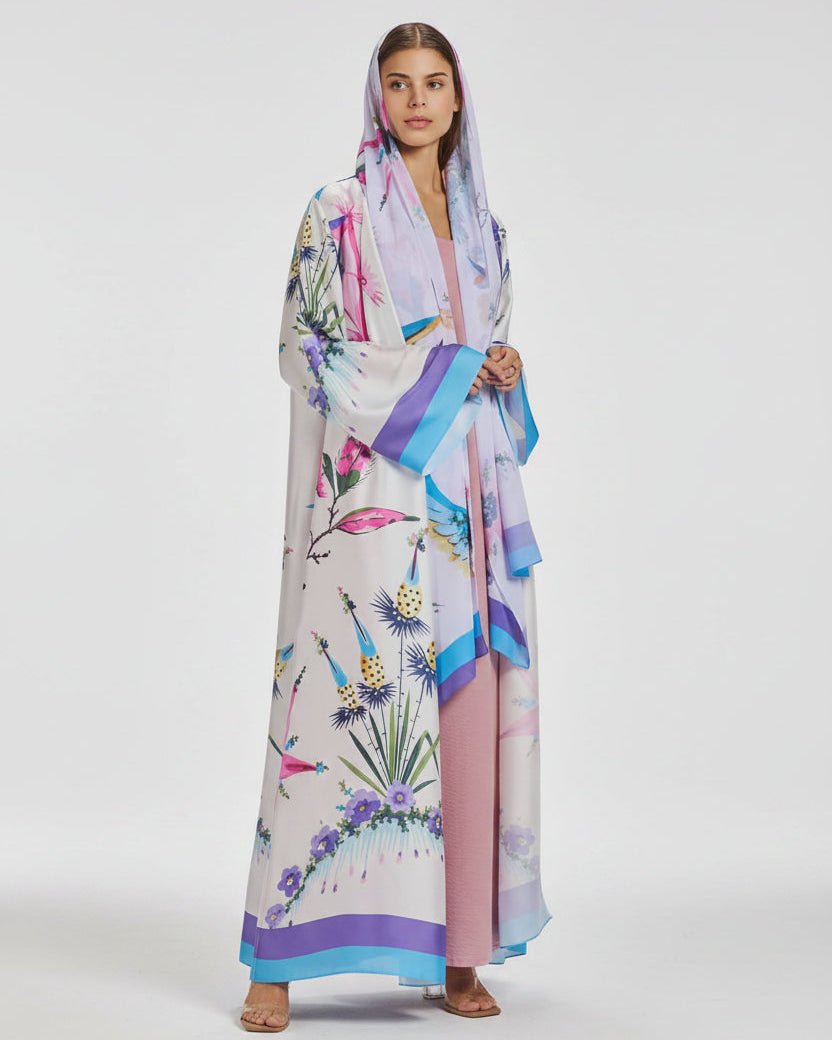 ‏RAMADAN25LOOKA17 ABAYA - THE ORPHIC - MIRA Y MANO
