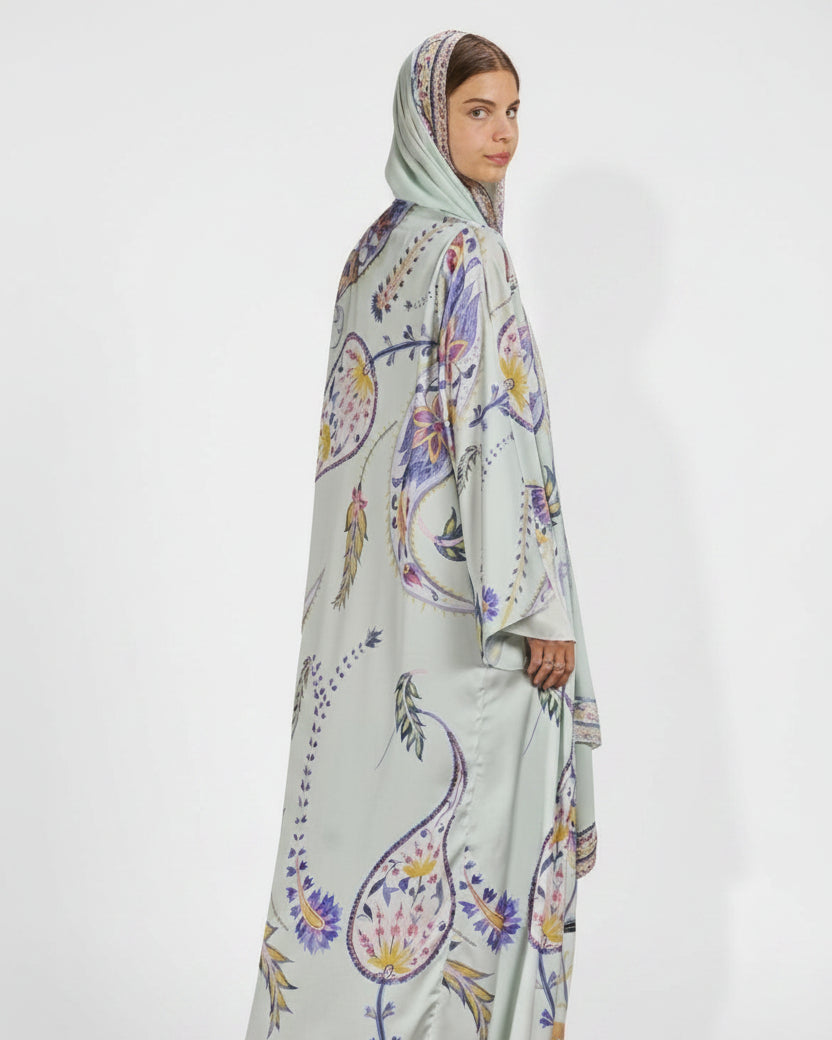 RAMADAN25LOOKA18 ABAYA - THE ORPHIC - MIRA Y MANO