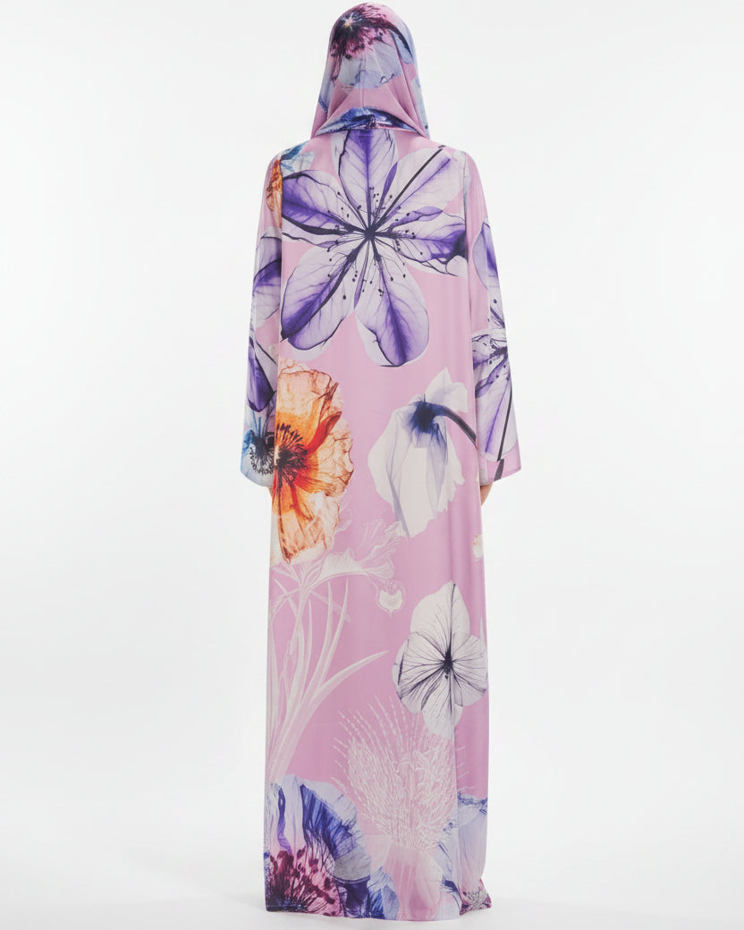RAMADAN25LOOKA19 ABAYA - THE ORPHIC - MIRA Y MANO