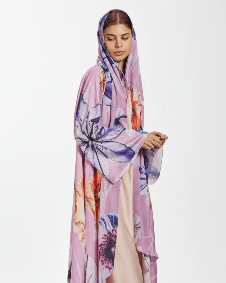 RAMADAN25LOOKA19 ABAYA - THE ORPHIC - MIRA Y MANO