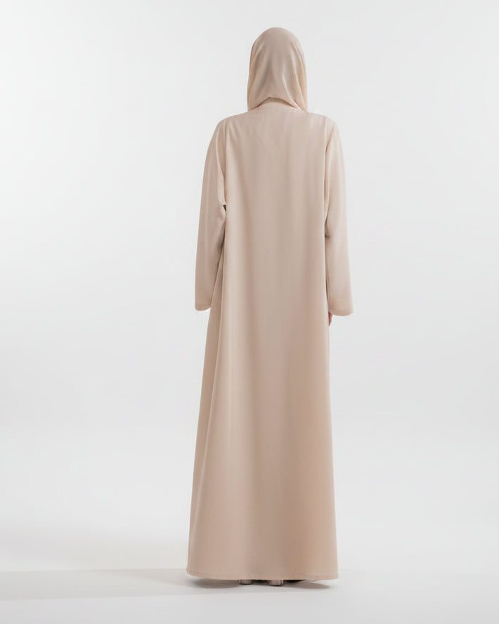 RAMADAN26LOOK02 ABAYA - THE ORPHIC - MIRA Y MANO