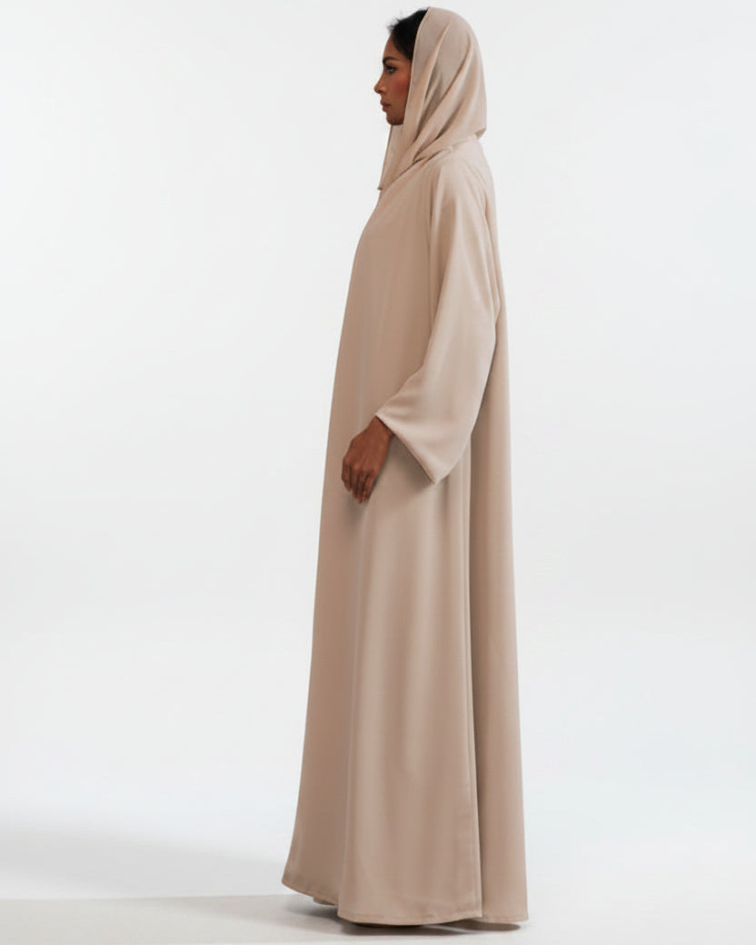 RAMADAN26LOOK02 ABAYA - THE ORPHIC - MIRA Y MANO