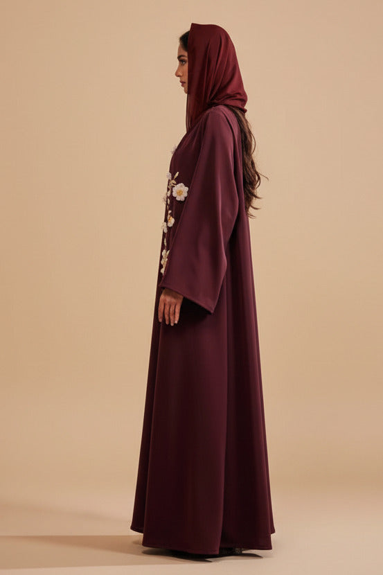 RAMADAN26LOOK04 ABAYA - THE ORPHIC - MIRA Y MANO