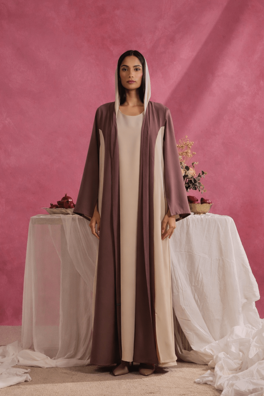RAMADAN26LOOK12 ABAYA - THE ORPHIC - MIRA Y MANO
