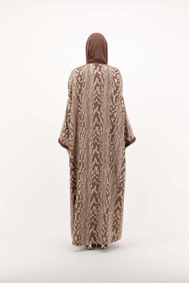 SUMMER24LOOKA01 ABAYA - THE ORPHIC - MIRA Y MANO