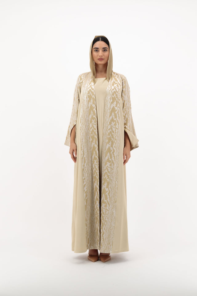 SUMMER24LOOKA02 ABAYA - THE ORPHIC - MIRA Y MANO