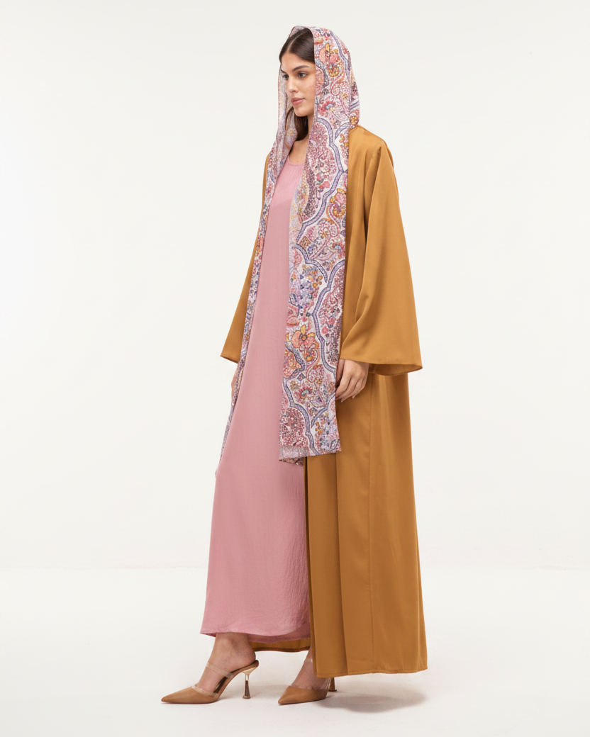 SUMMER25LOOK07 ABAYA - THE ORPHIC - MIRA Y MANO
