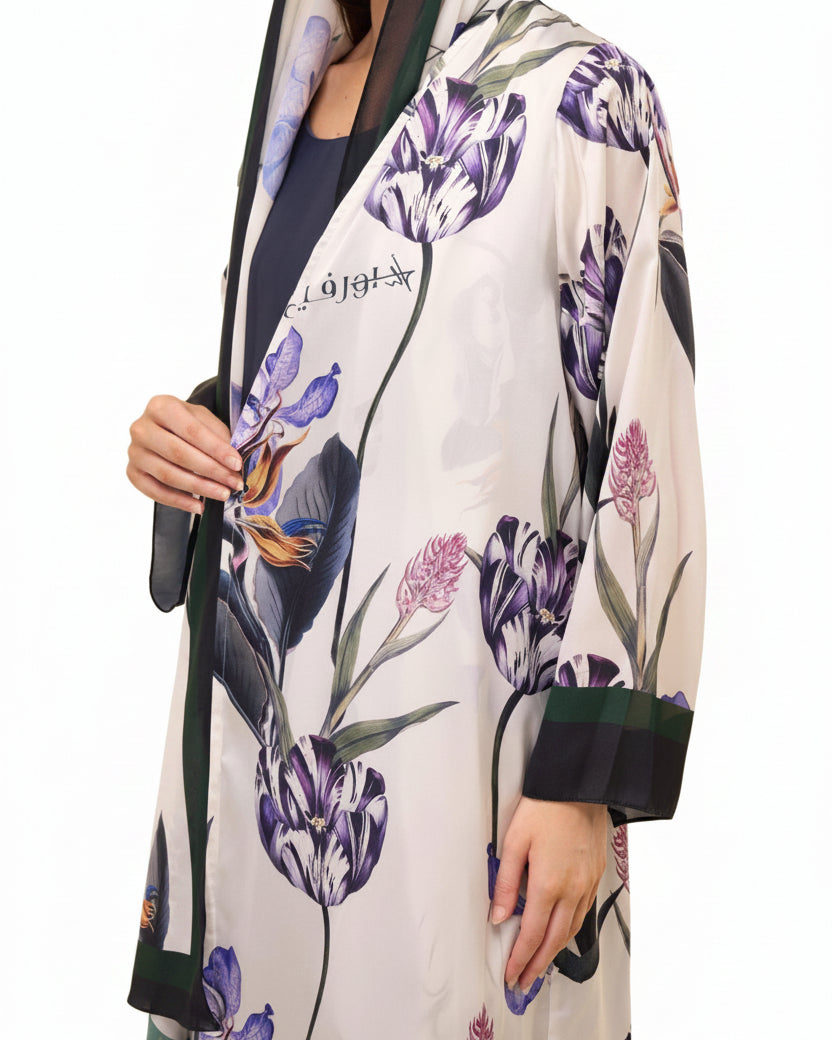 SUMMER25LOOK12 ABAYA - THE ORPHIC - MIRA Y MANO