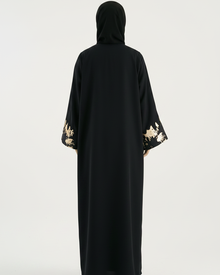 WINTER25LOOKA08 ABAYA - THE ORPHIC - MIRA Y MANO