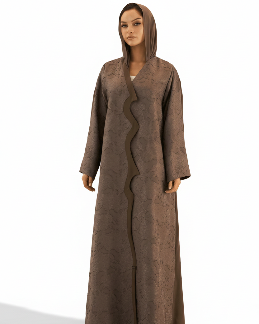 WINTER25LOOKA21 ABAYA - THE ORPHIC - MIRA Y MANO