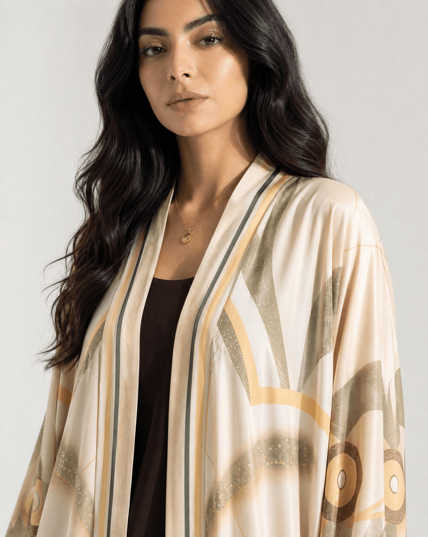 A STORY IN SIENNA ABAYA - THE UNTITLED PROJECT - MIRA Y MANO