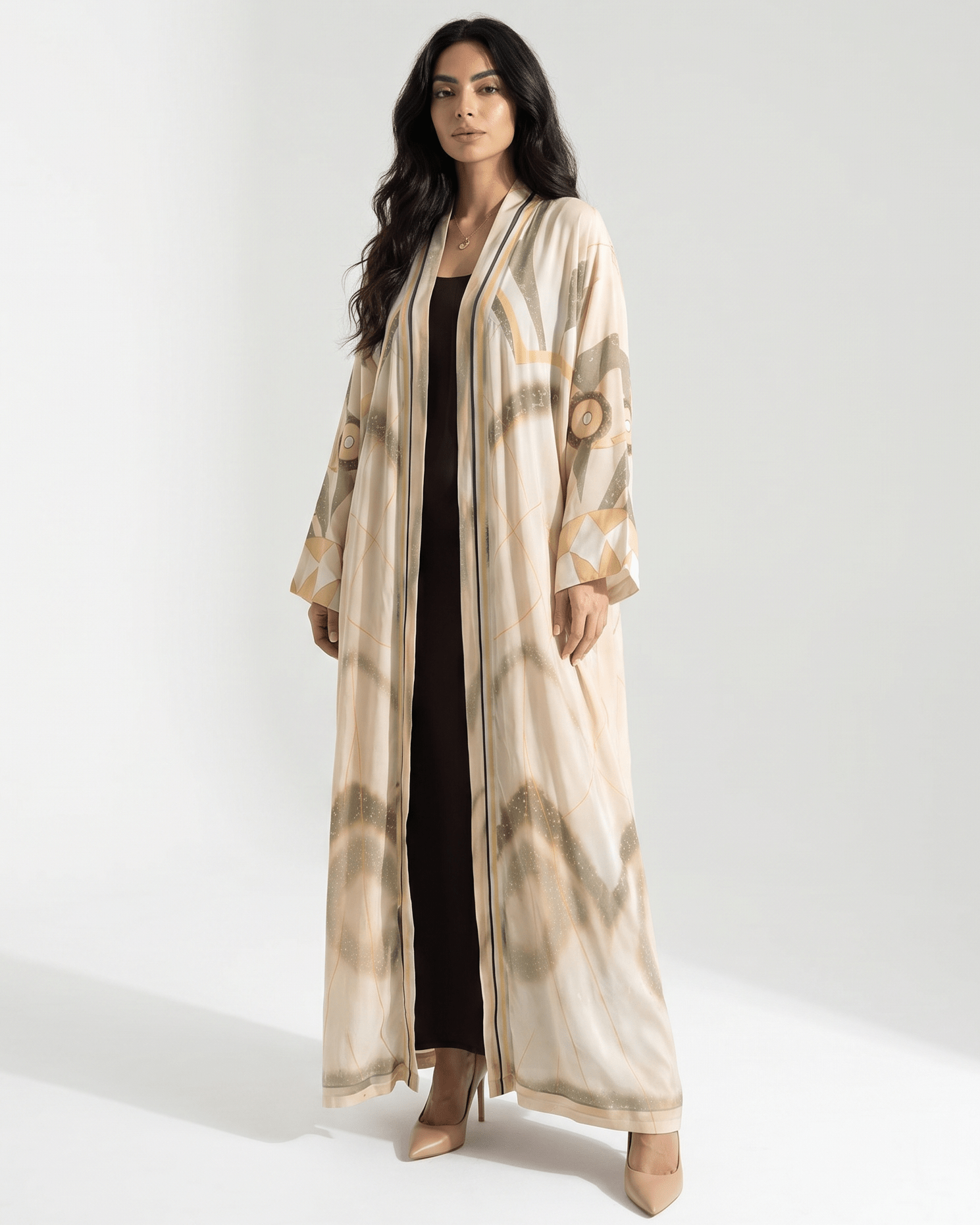 A STORY IN SIENNA ABAYA - THE UNTITLED PROJECT - MIRA Y MANO