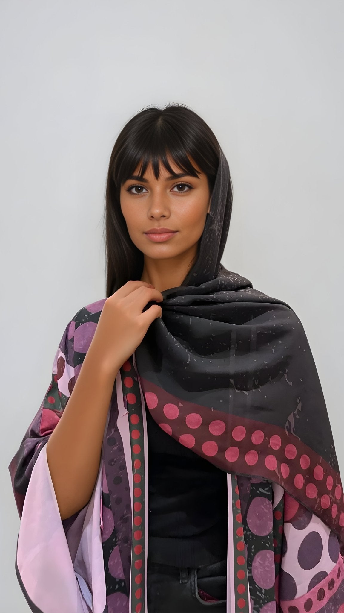 POLKA THOUGHT ABAYA - THE UNTITLED PROJECT - MIRA Y MANO