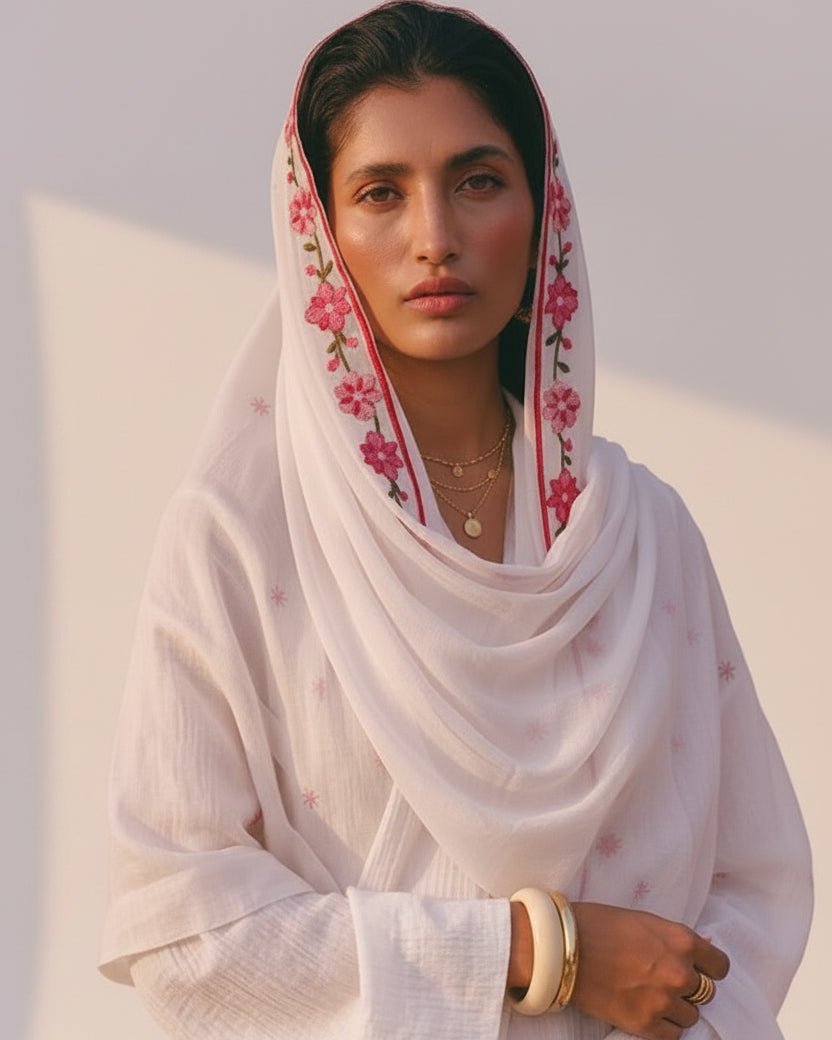 QUEEN OF HEATS WH SCARF - THE UNTITLED PROJECT - MIRA Y MANO