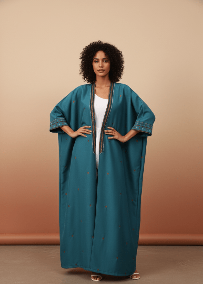 THE STELLAR ABAYA - THE UNTITLED PROJECT - MIRA Y MANO