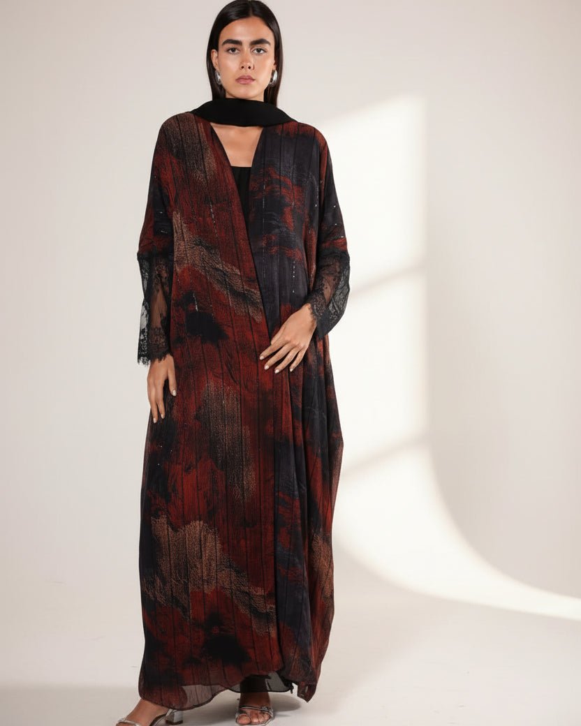 SEQUINS A ABAYA - THHABAH - MIRA Y MANO