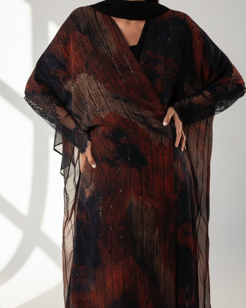 SEQUINS A ABAYA - THHABAH - MIRA Y MANO