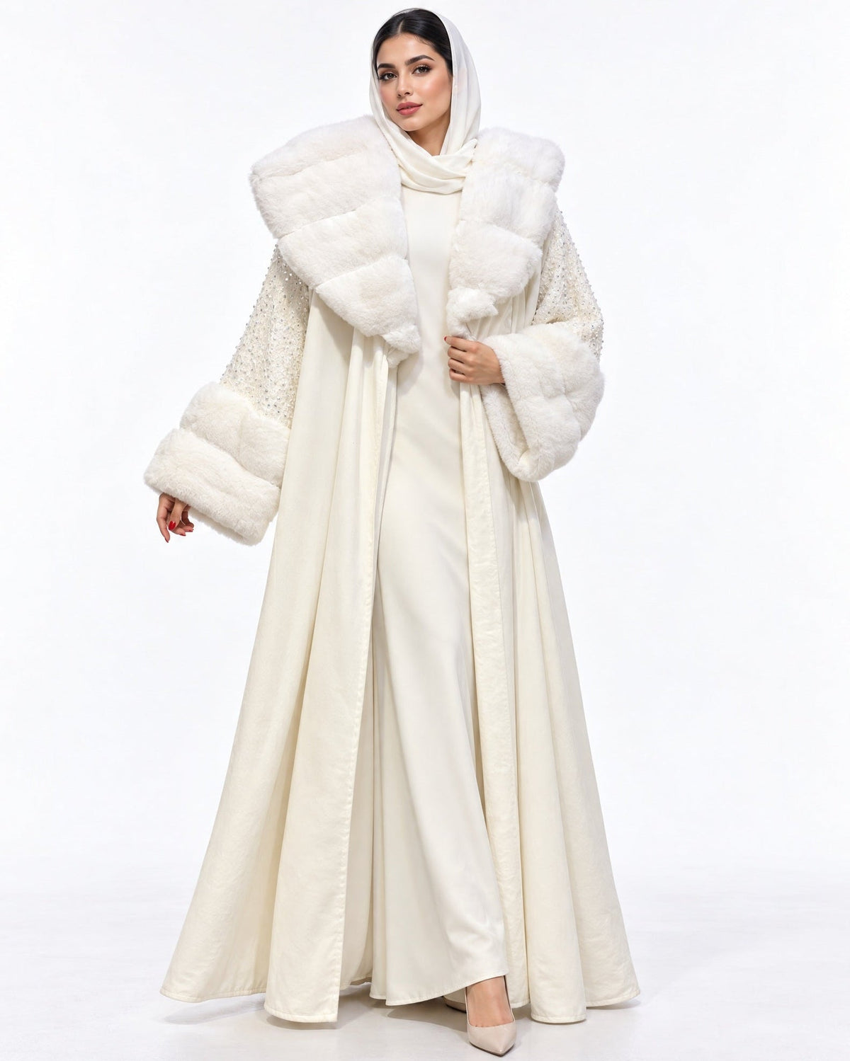 WRD1FW FARWA - WARDAH ABAYA - MIRA Y MANO