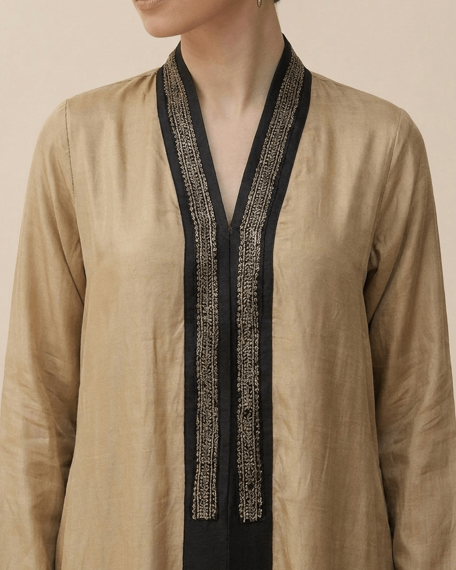 CODE-0345 ABAYA - ZAH DESIGN - MIRA Y MANO