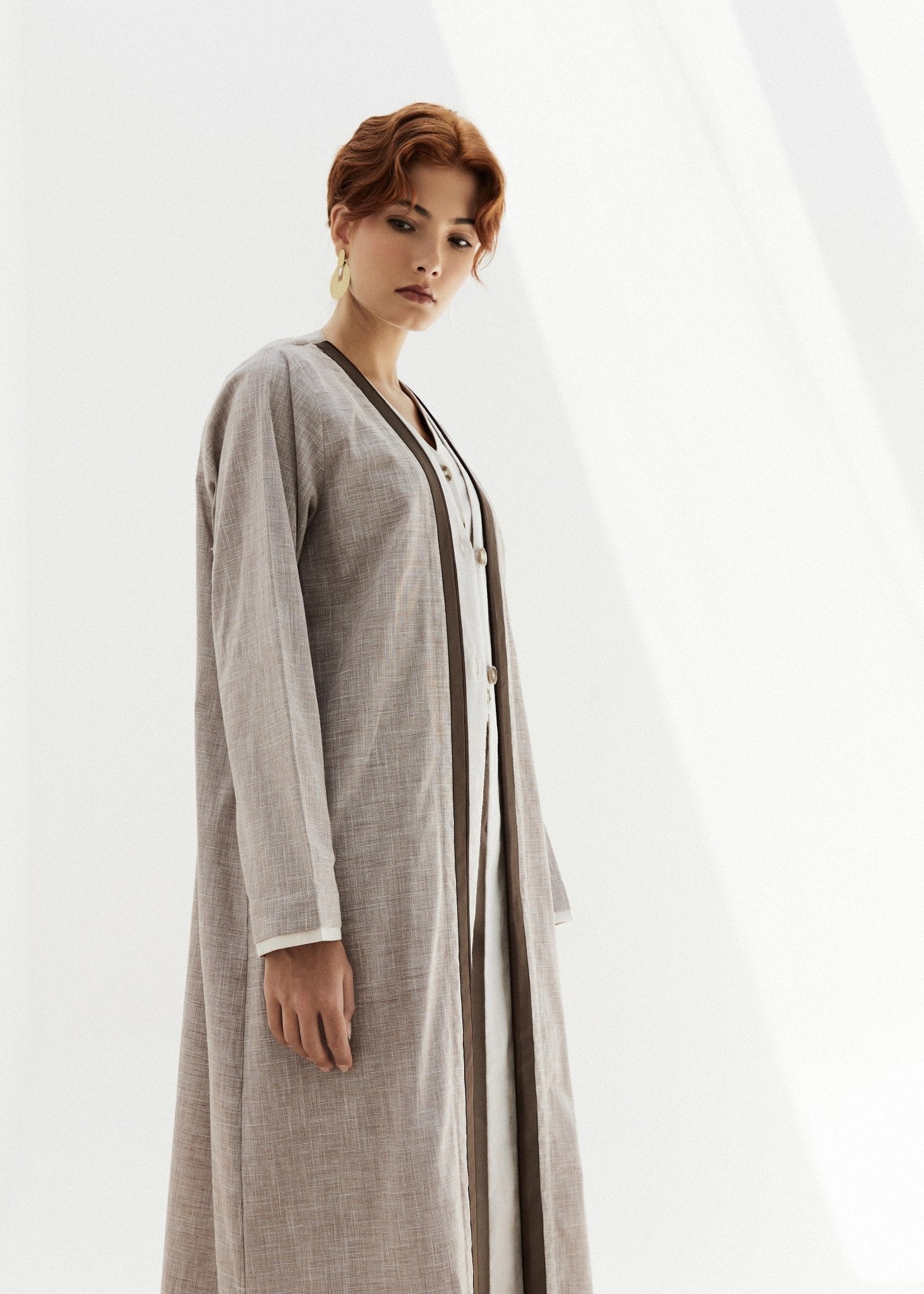 CODE - 0378 ABAYA - ZAH DESIGN - MIRA Y MANO