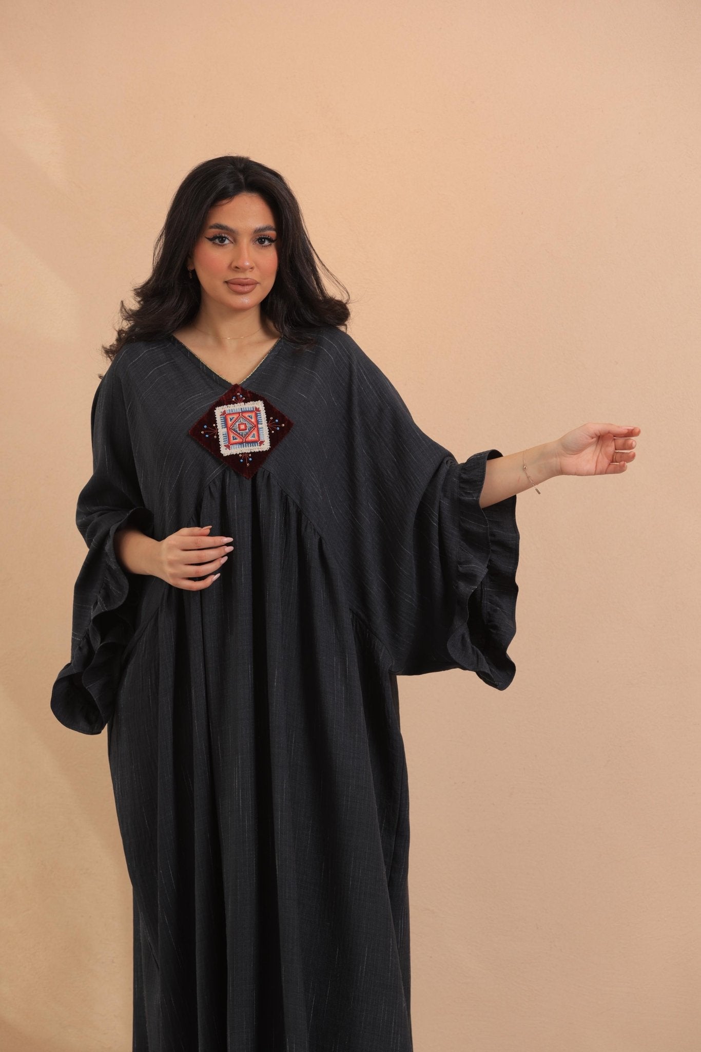 R25ZAY038 - NAV KAFTAN - ZAYLOONA - MIRA Y MANO