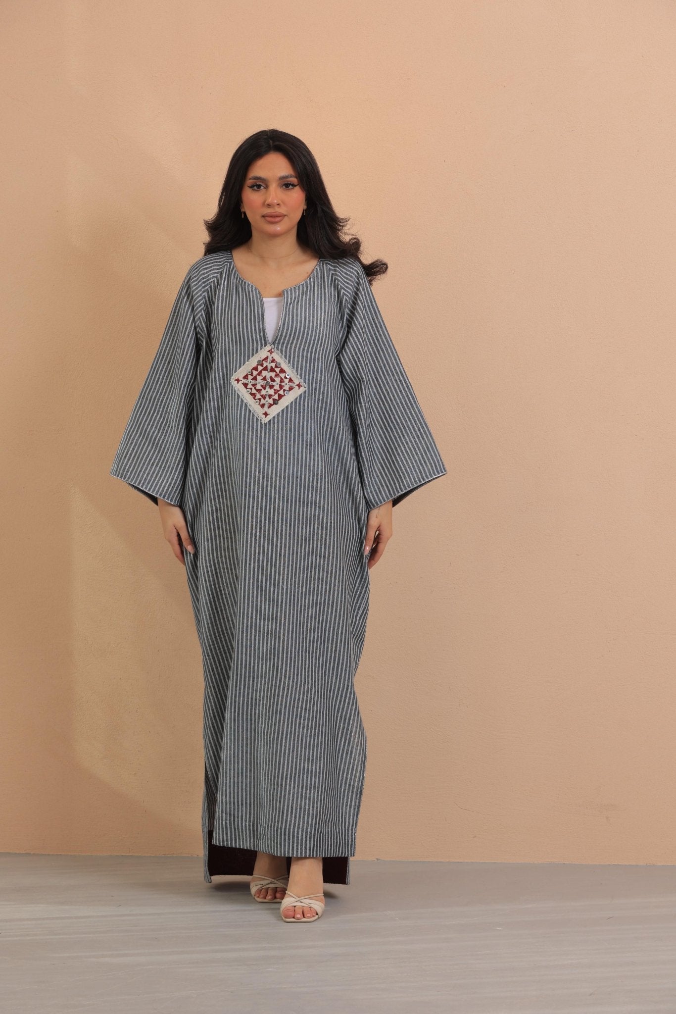 R25ZAY054 - NAV KAFTAN - ZAYLOONA - MIRA Y MANO