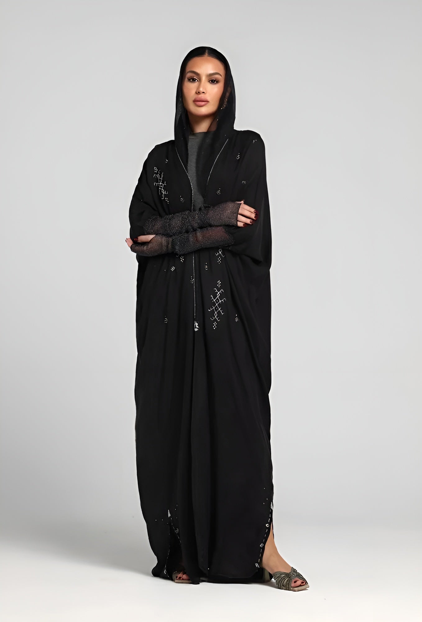 AFTER MIDNIGHT ABAYA - ZIYA - MIRA Y MANO