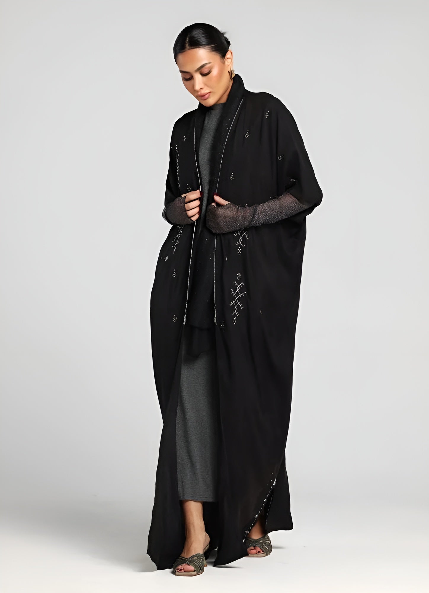 AFTER MIDNIGHT ABAYA - ZIYA - MIRA Y MANO