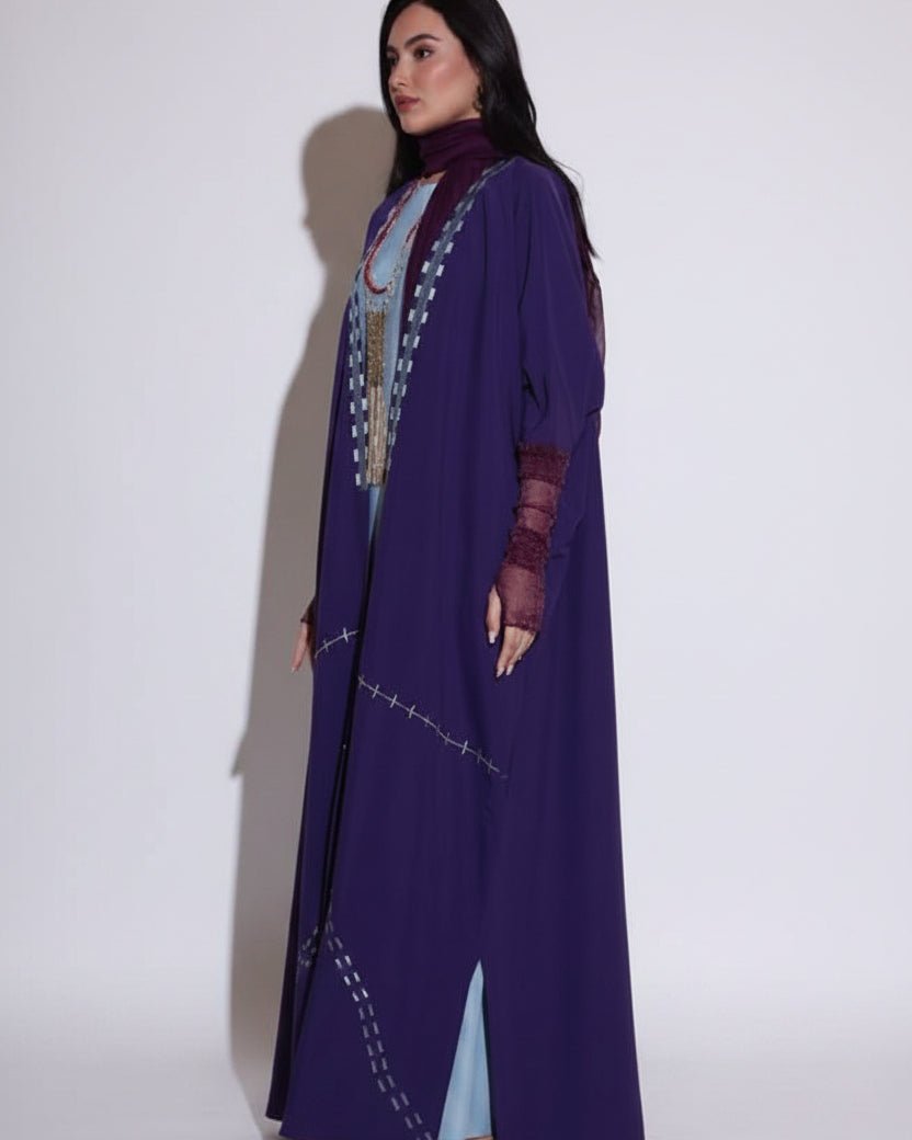 CRIMSON ABAYA - ZIYA - MIRA Y MANO