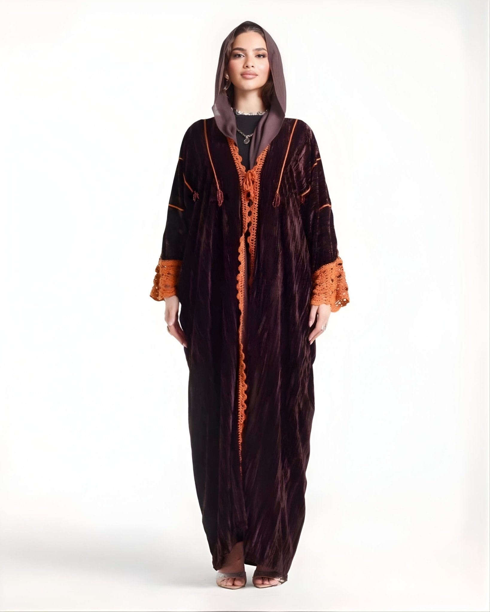 PUMPKIN ABAYA - ZIYA - MIRA Y MANO