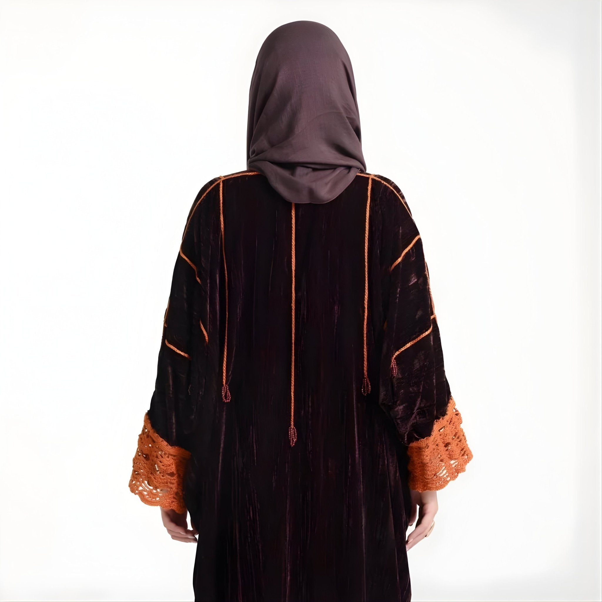 PUMPKIN ABAYA - ZIYA - MIRA Y MANO