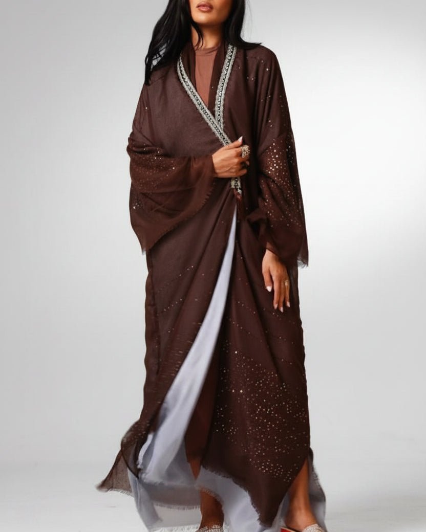 SEPIA ABAYA - ZIYA - MIRA Y MANO