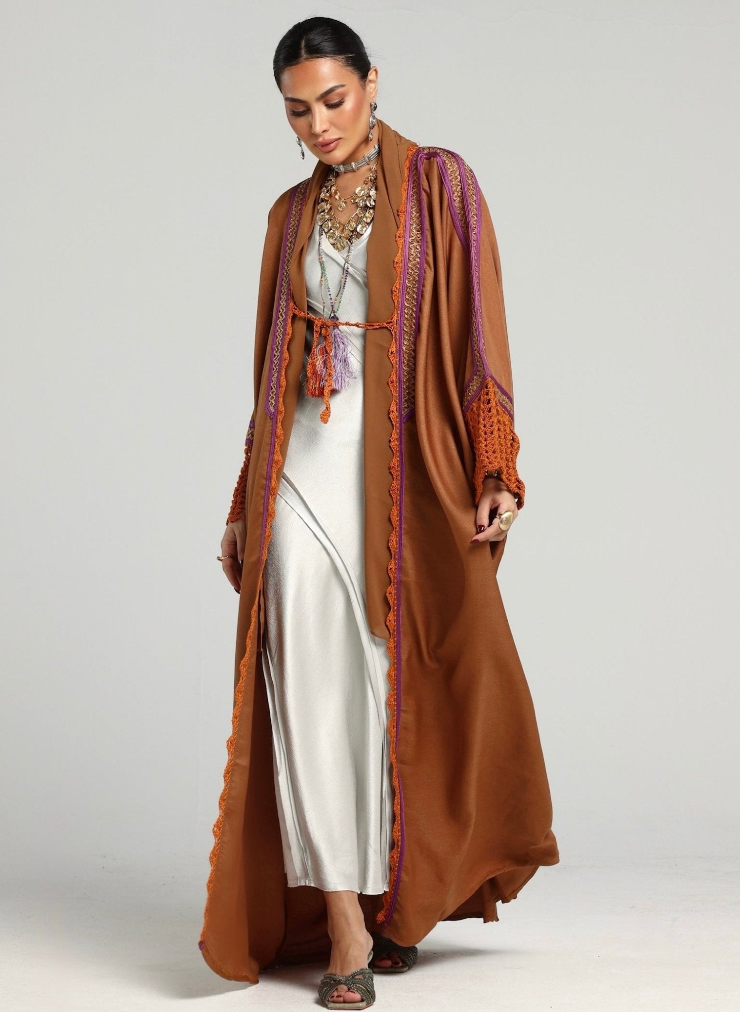 SPICY SUNSET ABAYA - ZIYA - MIRA Y MANO
