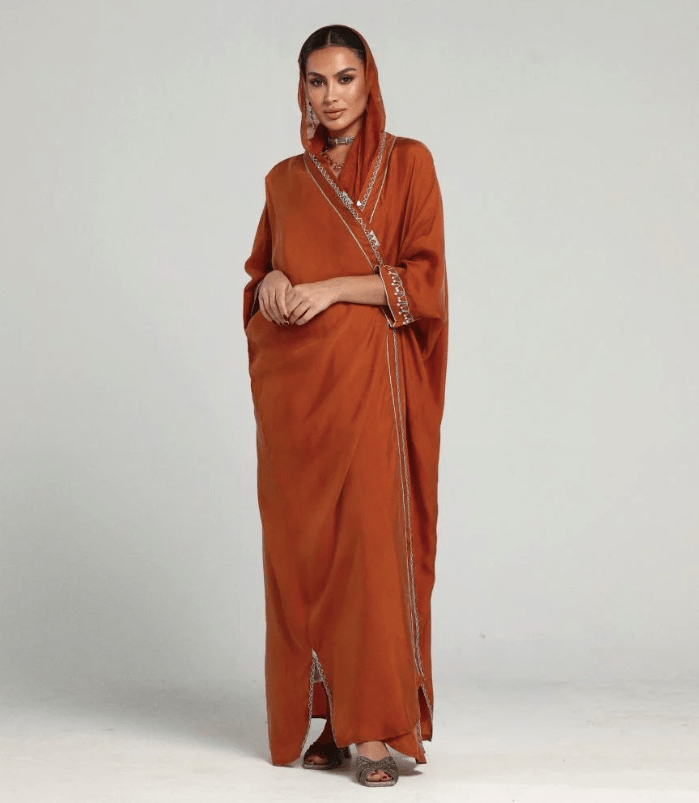 TERRACOTTA ABAYA - ZIYA - MIRA Y MANO