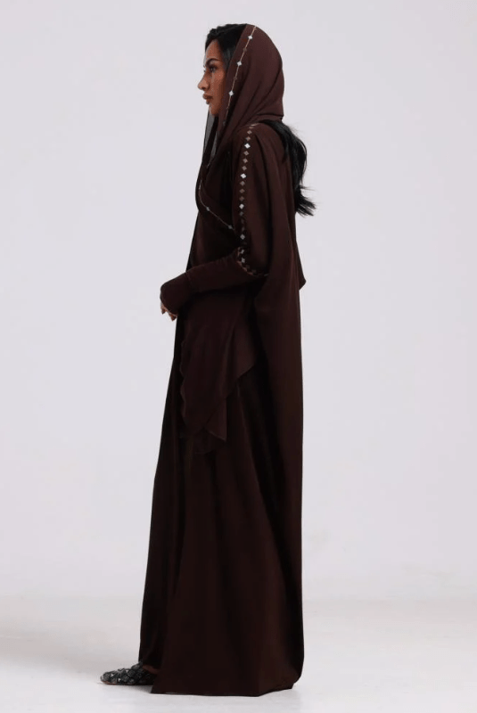 TRIA BROWN ABAYA - ZIYA - MIRA Y MANO