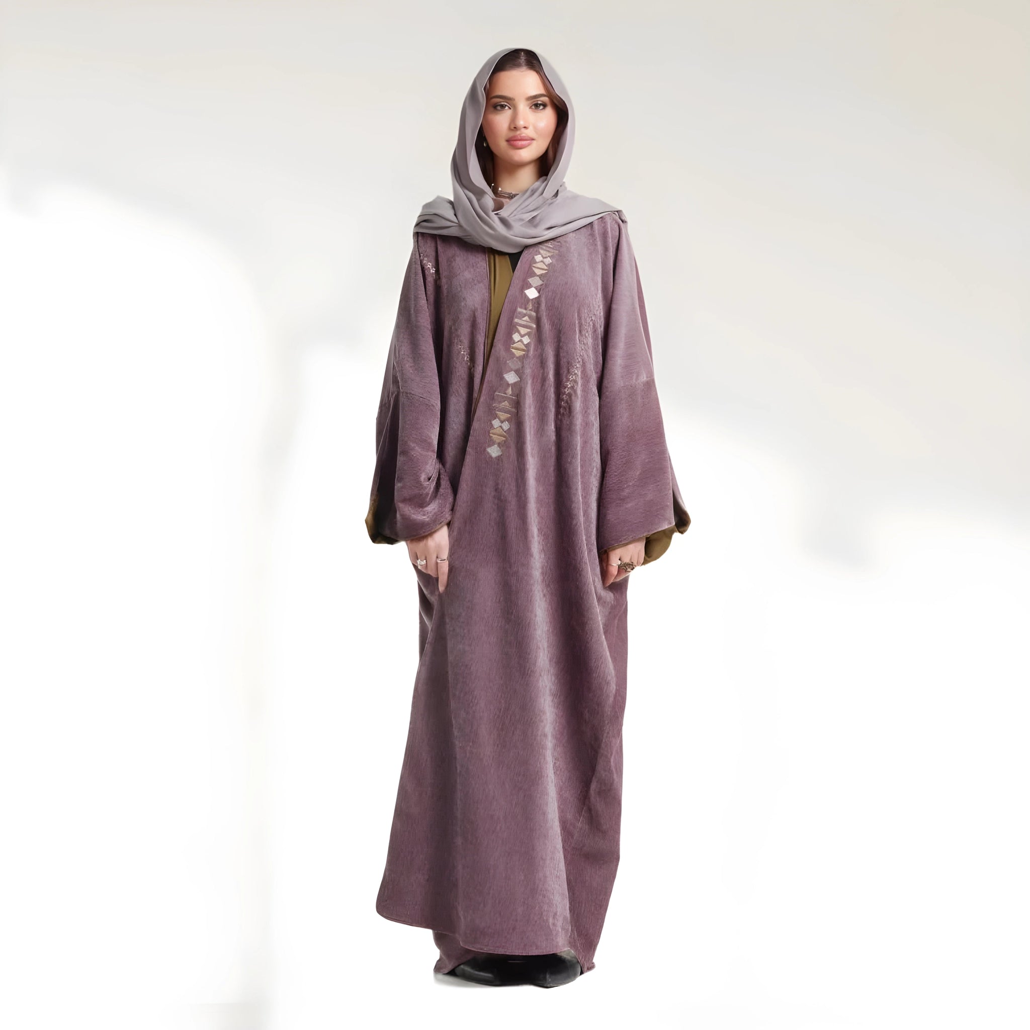 VELOUR ABAYA - ZIYA - MIRA Y MANO