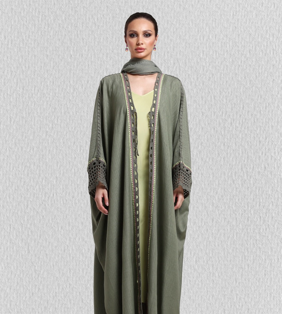 VERDANT ABAYA - ZIYA - MIRA Y MANO