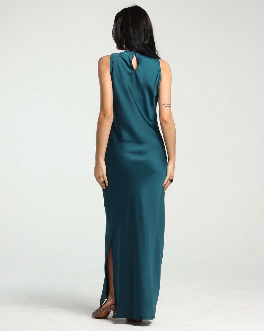 ZIYA TEAL DRESS - ZIYA - MIRA Y MANO