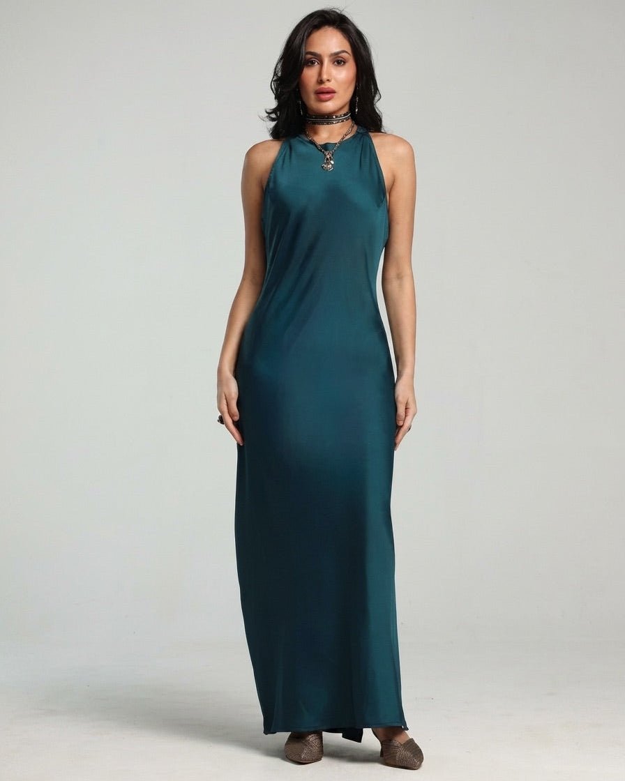 ZIYA TEAL DRESS - ZIYA - MIRA Y MANO