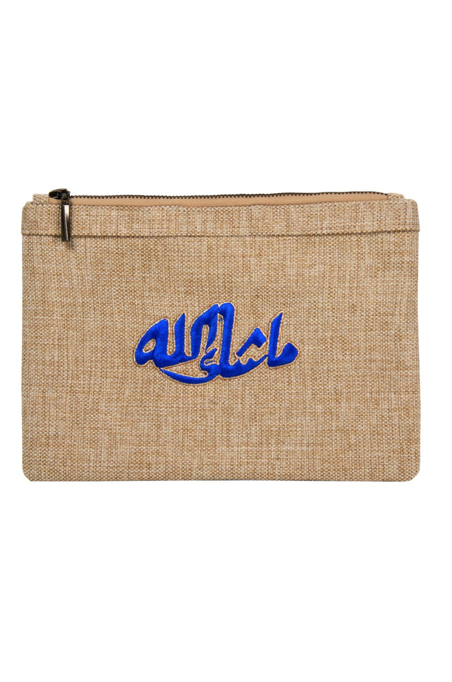 POUCH MASHALLAH LOGO - MINE BAGS AND ACCESSORIES - MIRA Y MANO